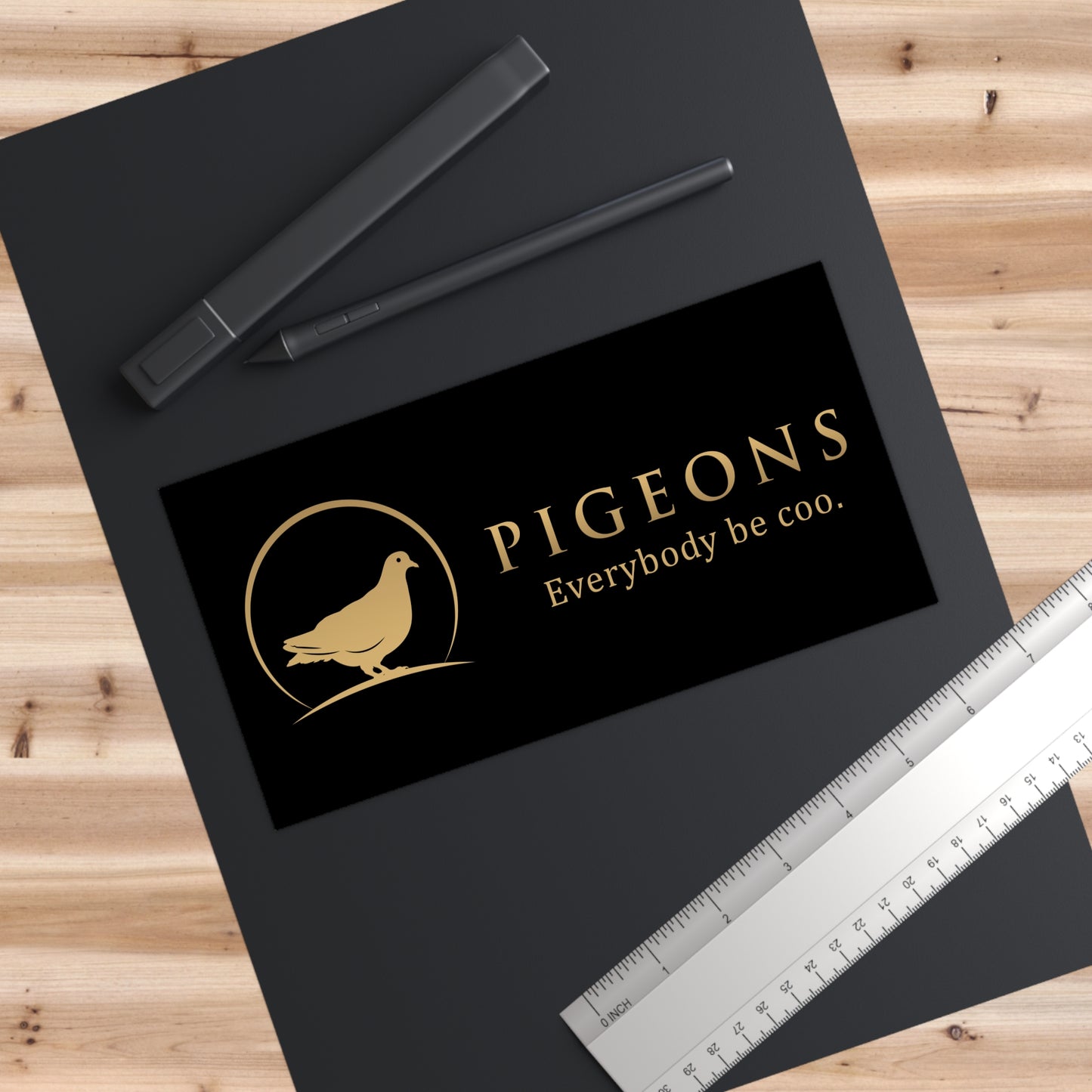 "Everybody be coo" pigeon sticker