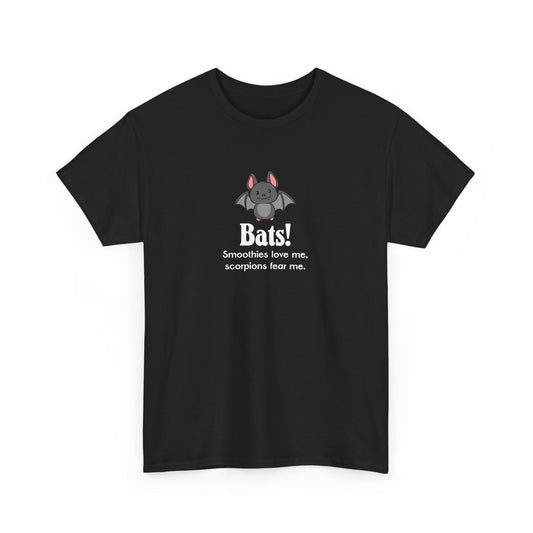 "Smoothies / scorpions" bat shirt