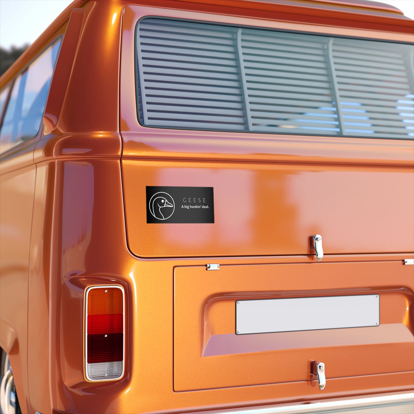 "Big honkin' deal" goose sticker