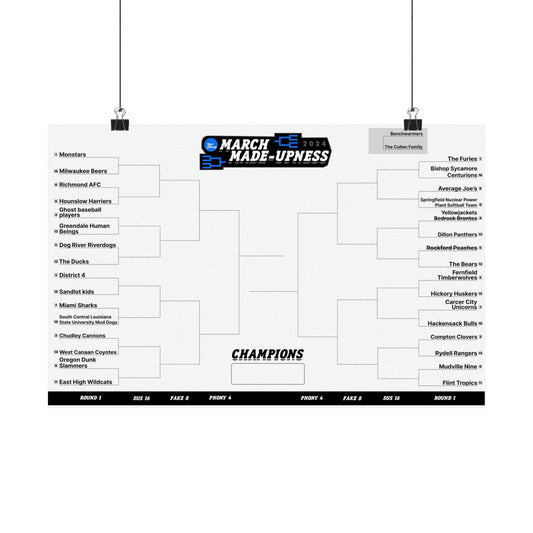 March Made-upness 2024 - Wall Poster 17x11