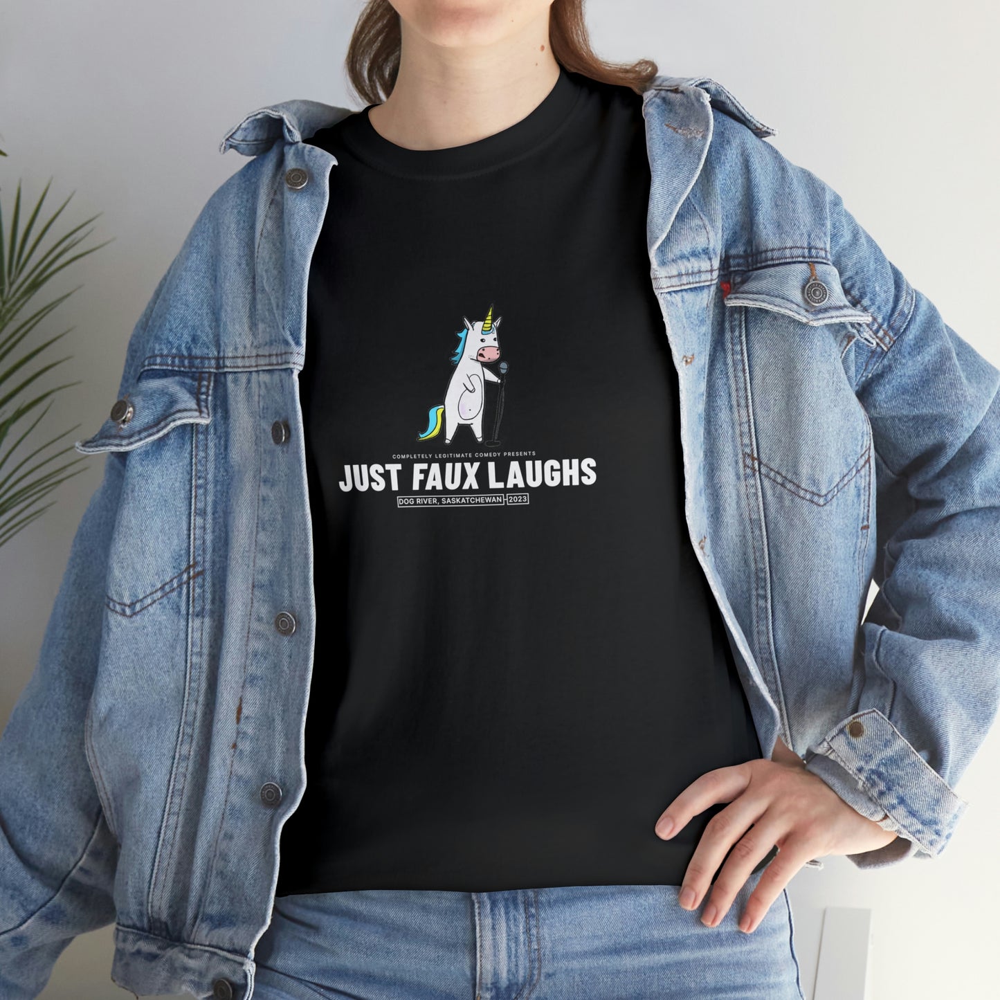 Just Faux Laughs 2023 - Fake Comedy Festival T-shirt