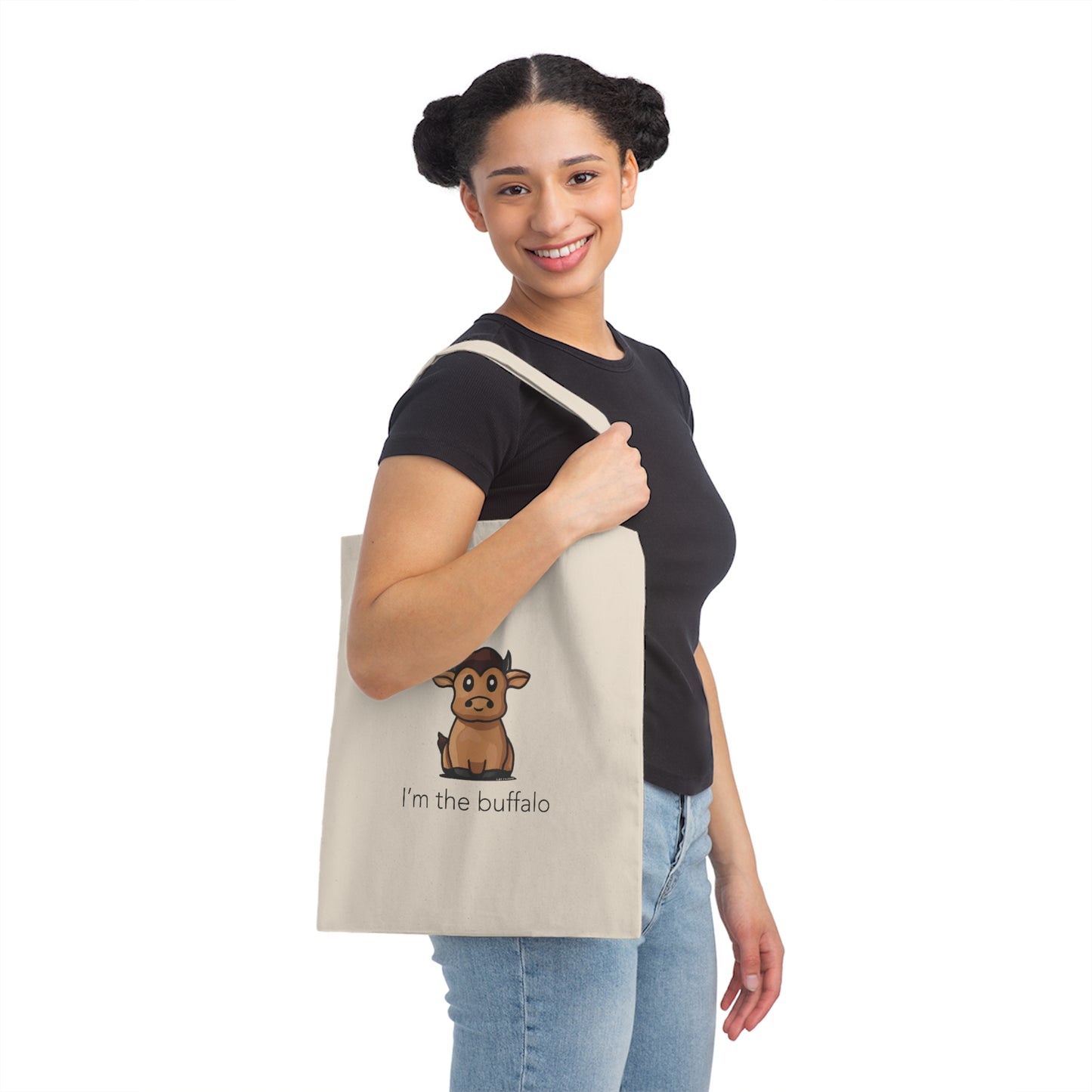I'm the buffalo - canvas tote bag
