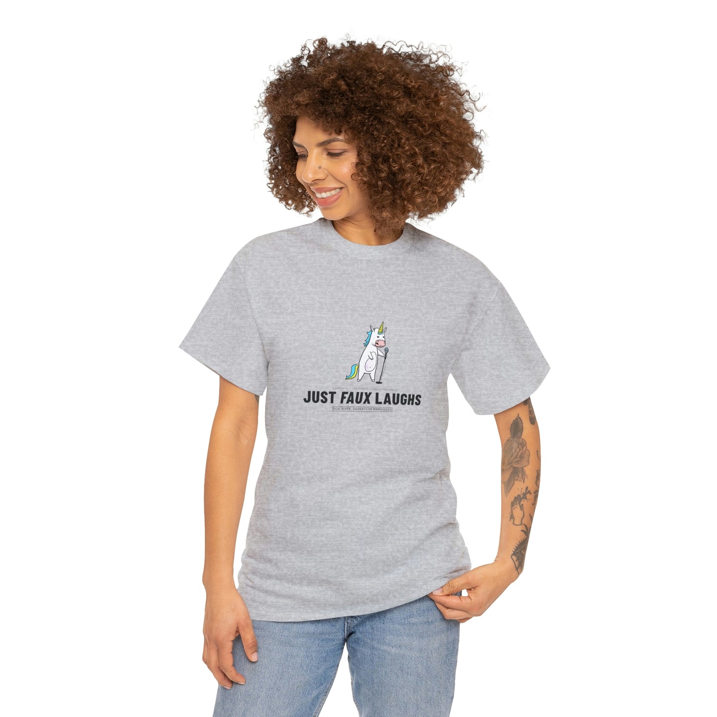Just Faux Laughs 2023 - Fake Comedy Festival T-shirt