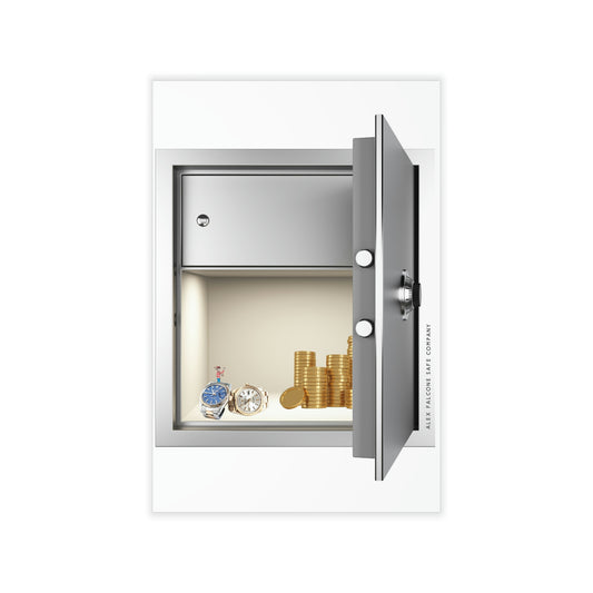 The Wall-Safe Wall Safe - Silver Version (vertical)