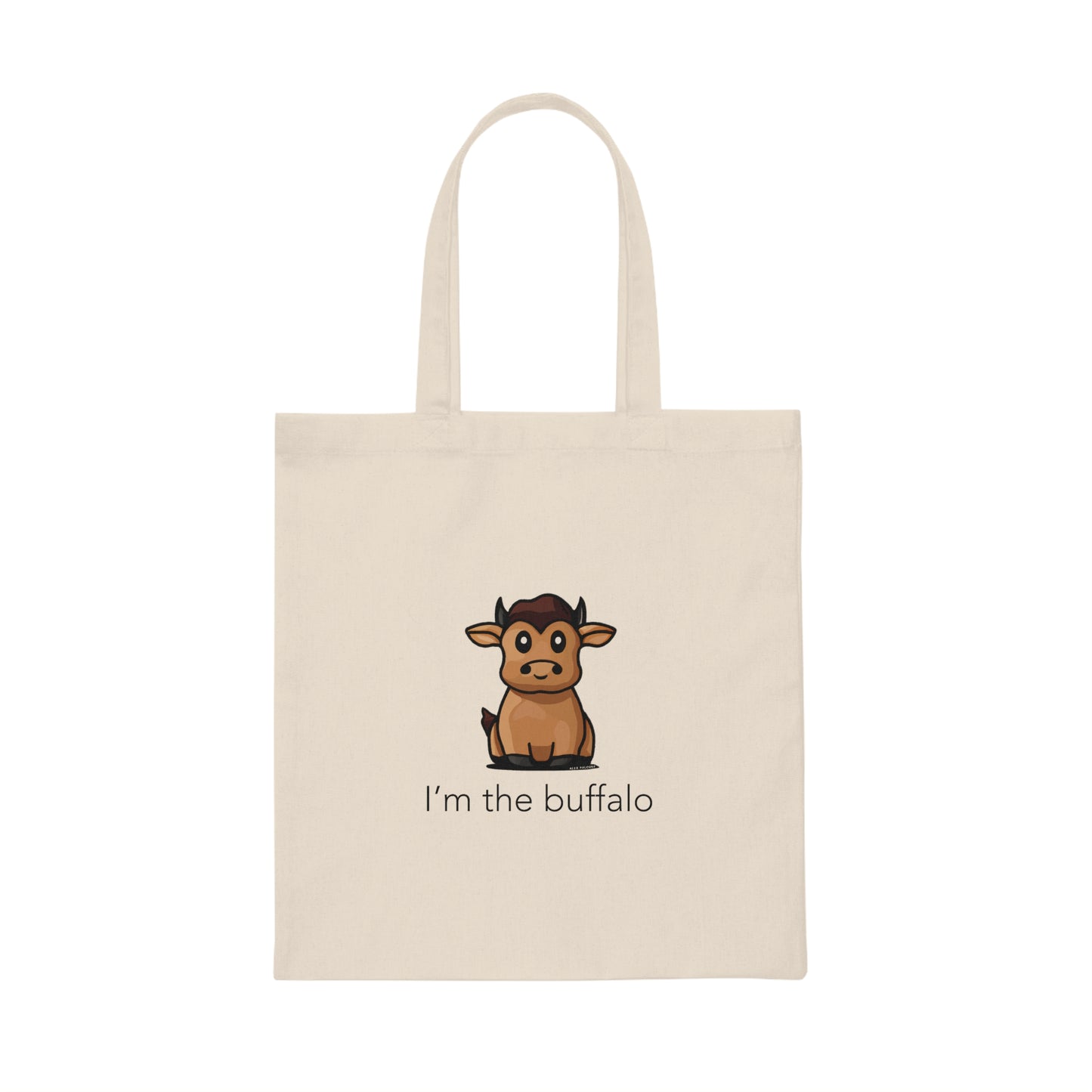 I'm the buffalo - canvas tote bag