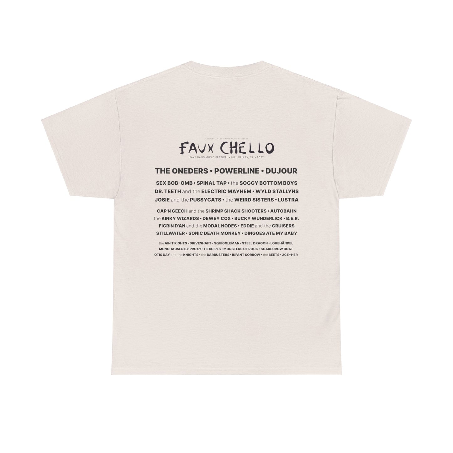 Faux Chello 22 Fake Band Festival T-shirt