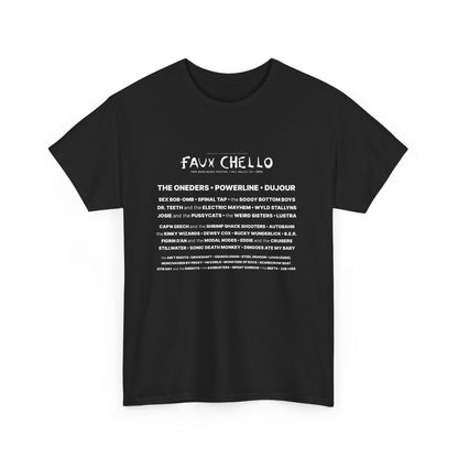 Faux Chello 22 Lineup Front Festival Shirt