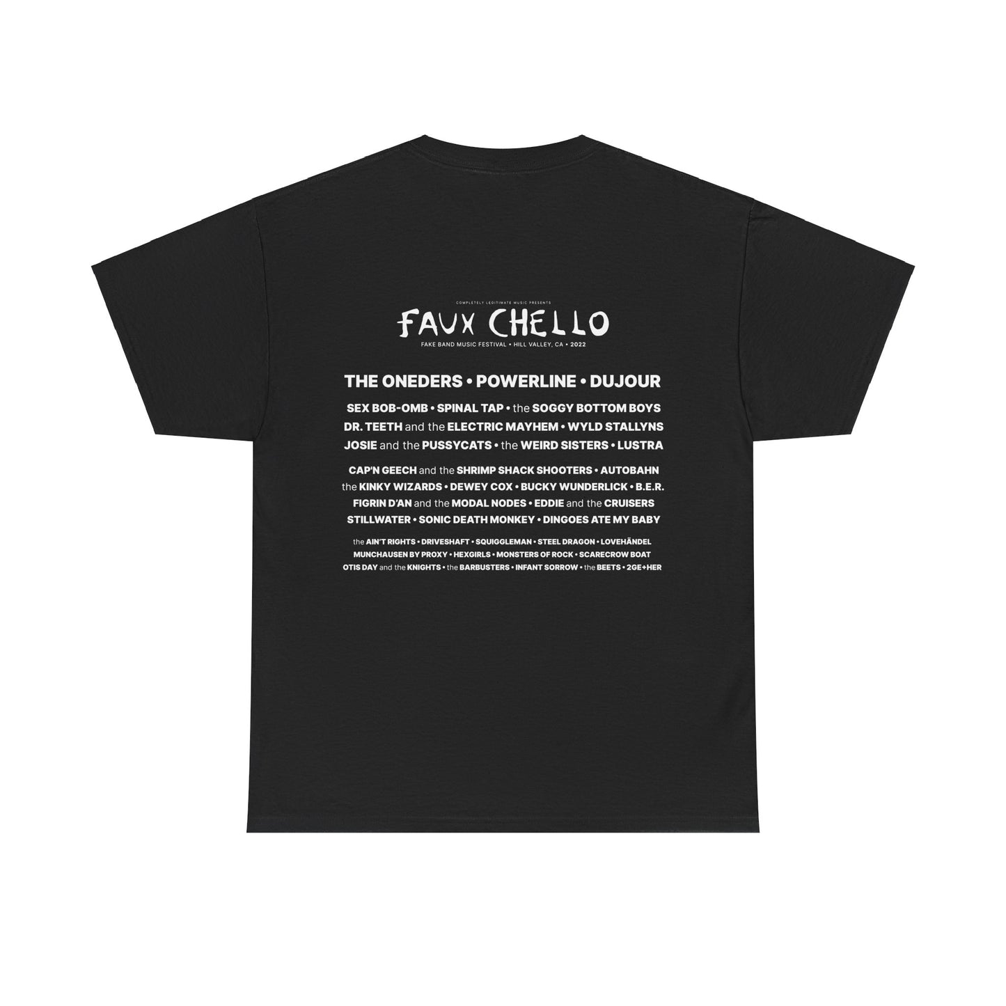 Faux Chello 22 Fake Band Festival T-shirt