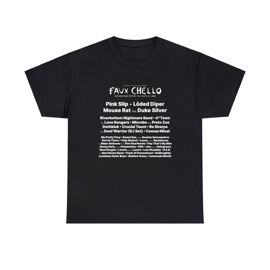 Faux Chello 2023 - Lineup Front Shirt