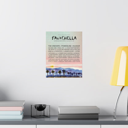 Fauxchella 22 Festival Poster