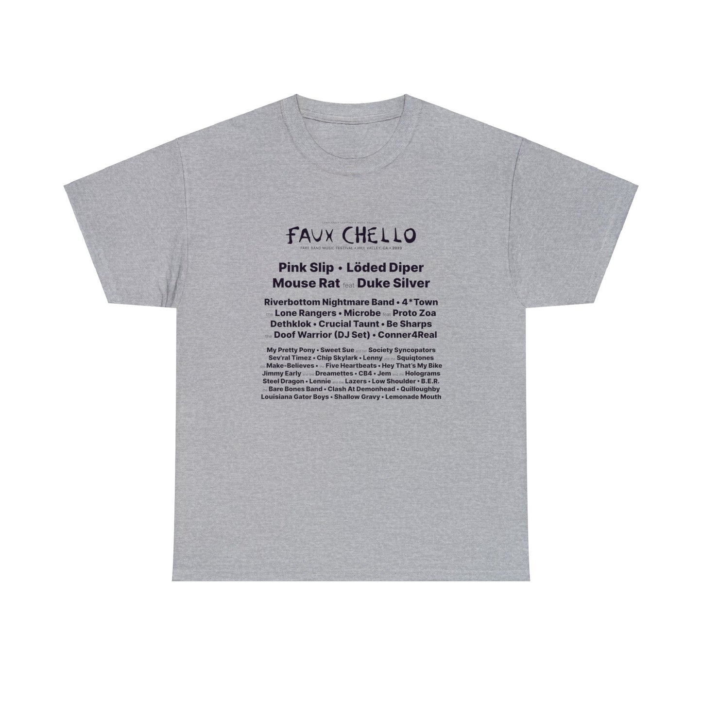Faux Chello 2023 - Lineup Front Shirt