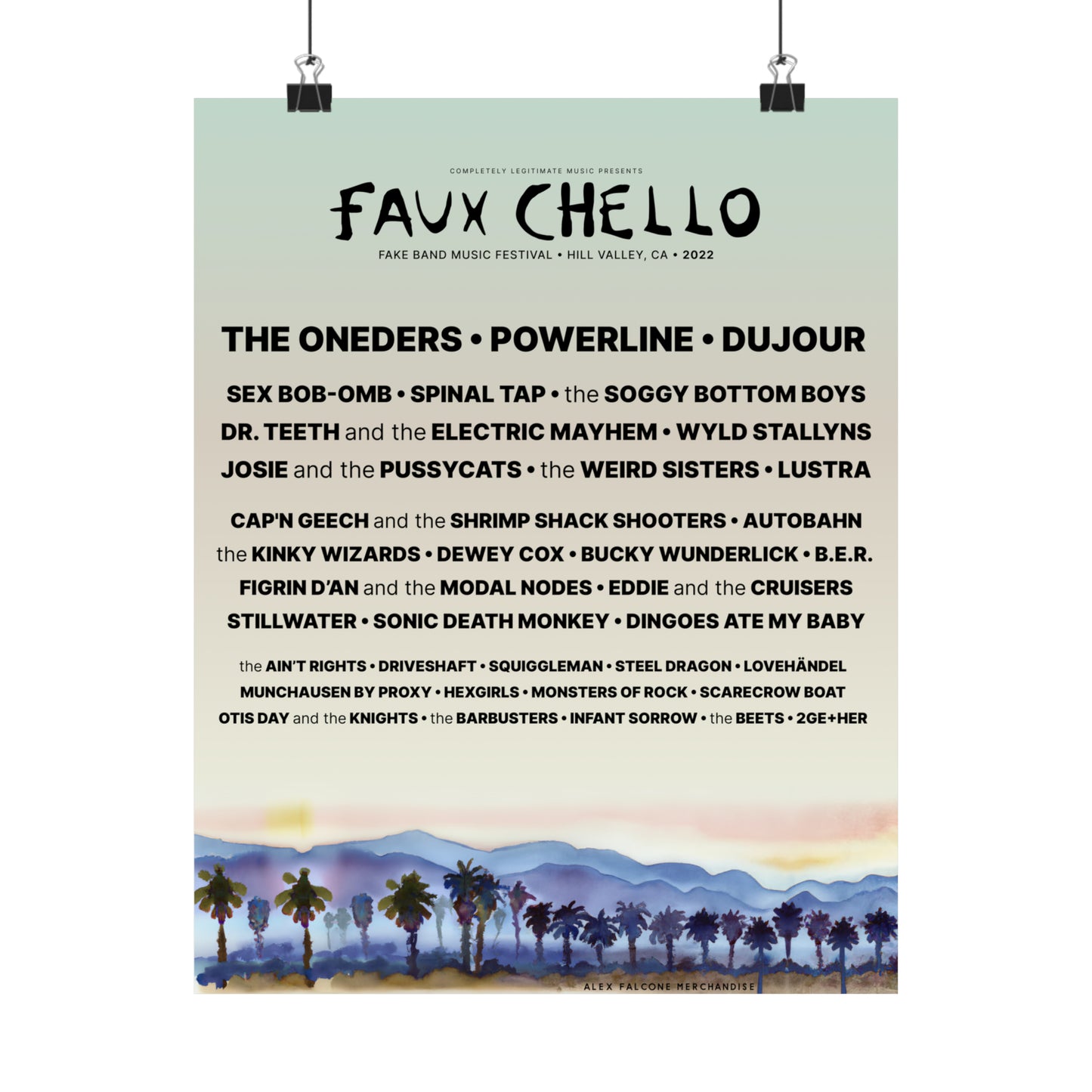 Faux Chello 22 Festival Poster!