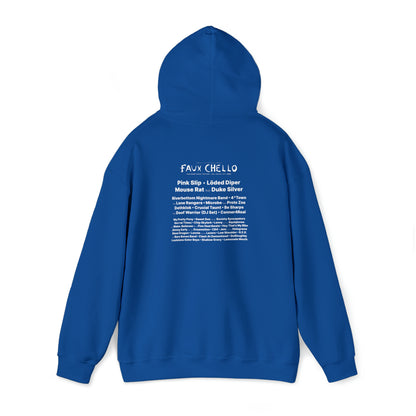 Faux Chello 2023 - Fake Band Festival Hooded Sweatshirt