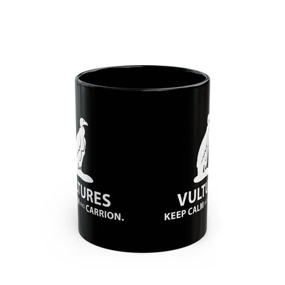 "Keep calm and carrion" Vulture mug