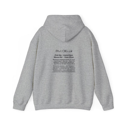 Faux Chello 2023 - Fake Band Festival Hooded Sweatshirt