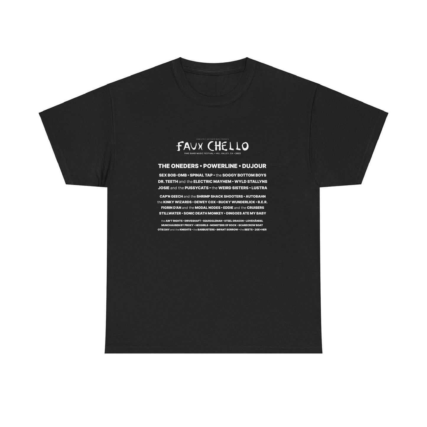 Faux Chello 22 Lineup Front Festival Shirt