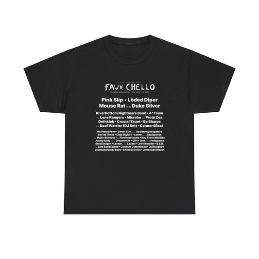 Faux Chello 2023 - Lineup Front Shirt