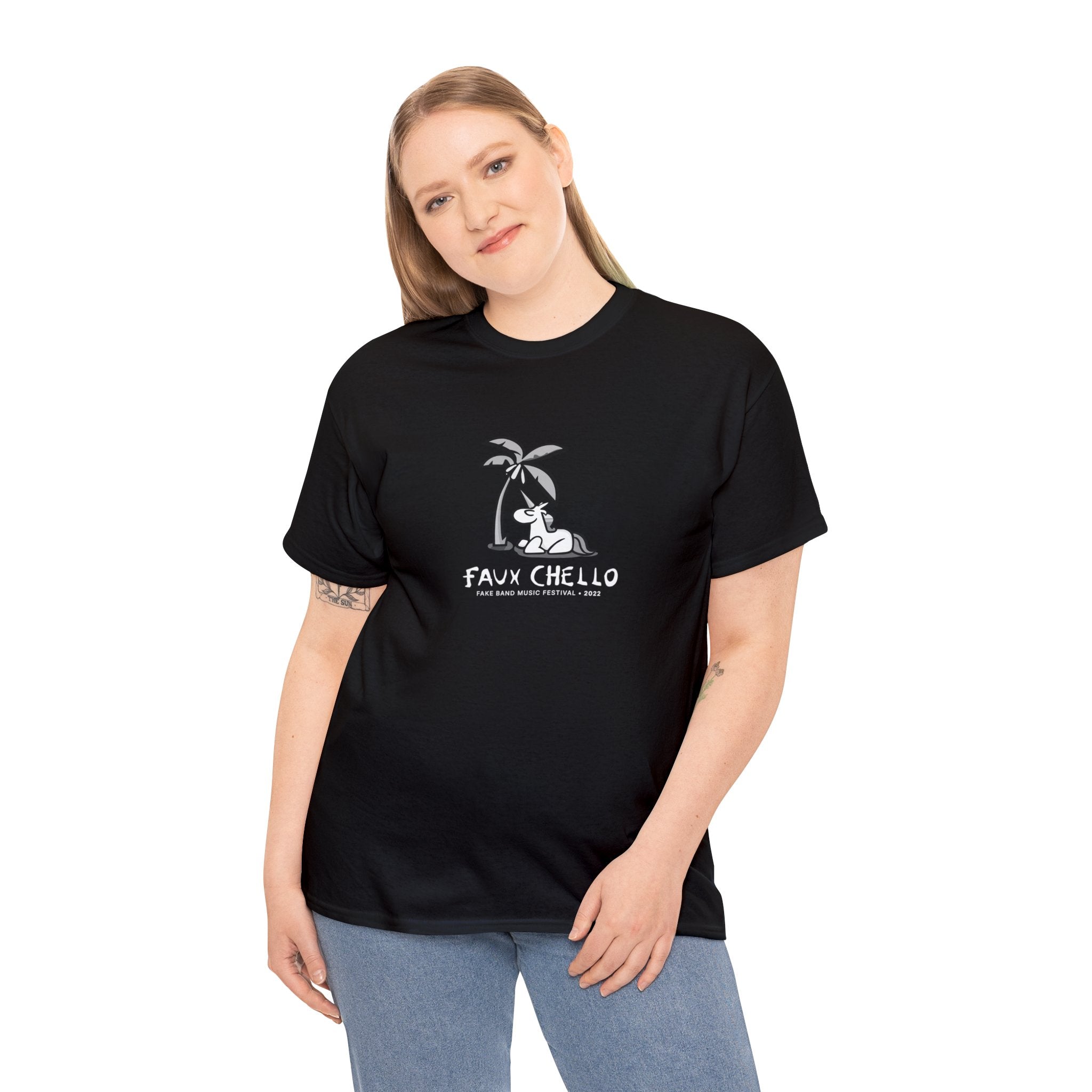 Faux Chello 22 Fake Band Festival T-shirt – Alex Falcone Merchandise