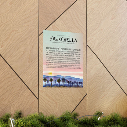 Fauxchella 22 Festival Poster