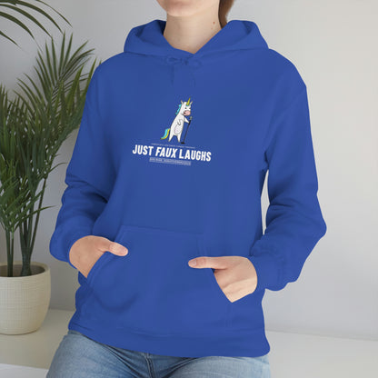 Just Faux Laughs 2023 - Fake Comedy Festival Hooded Sweatshirt