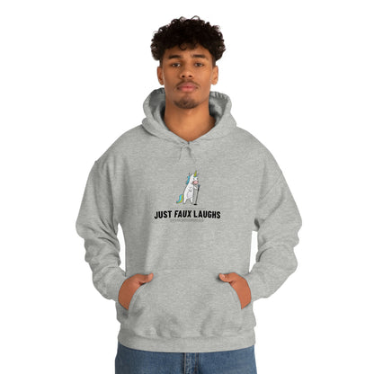 Just Faux Laughs 2023 - Fake Comedy Festival Hooded Sweatshirt