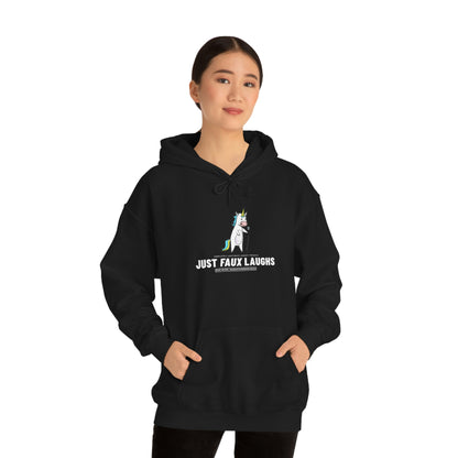 Just Faux Laughs 2023 - Fake Comedy Festival Hooded Sweatshirt