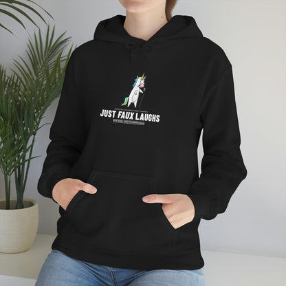 Just Faux Laughs 2023 - Fake Comedy Festival Hooded Sweatshirt