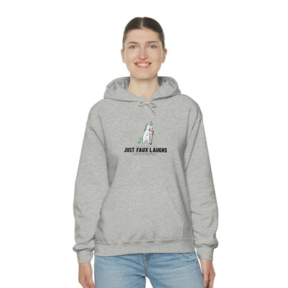 Just Faux Laughs 2023 - Fake Comedy Festival Hooded Sweatshirt